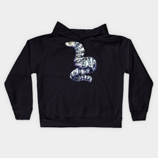 Cozy Snowflake Moray Eel Kids Hoodie